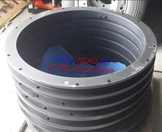 Круг поворотный 10 отв. х 12 отв. 8350-2704010